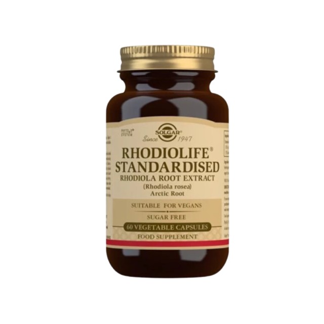 Solgar Rhodiolife Standardised Rhodiola Root Extract 60 κάψουλες