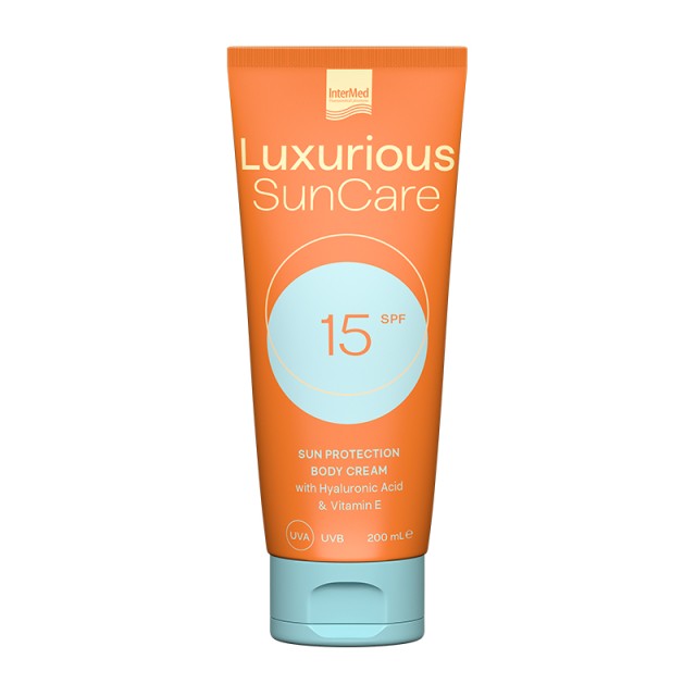 Intermed  Luxurious Sun Care Body Cream SPF15 Αντηλιακή Κρέμα Σώματος 200ml