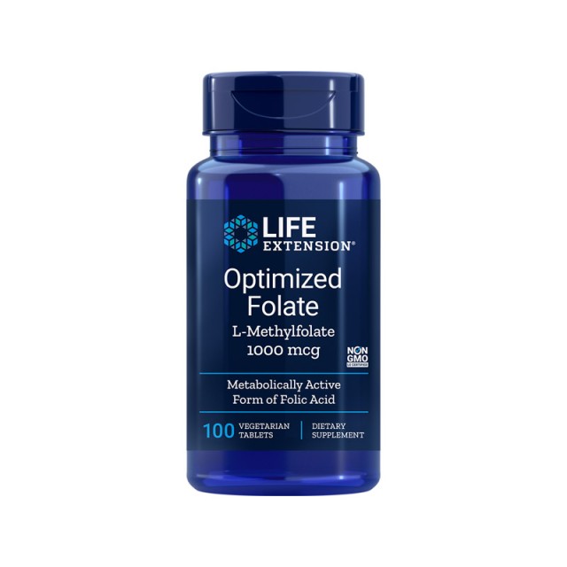 Life Extension Optimized Folate (L-methylfolate) 1700mcg 100tabs