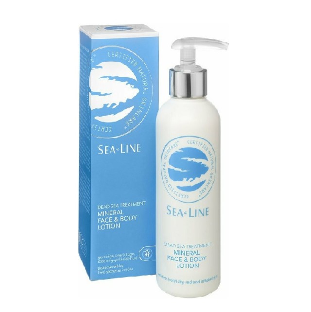 AM Health Sea Line Dead Sea Treatment Mineral Face & Body Lotion Για Ευαίσθητο & Πολύ Ξηρό Δέρμα, 200ml