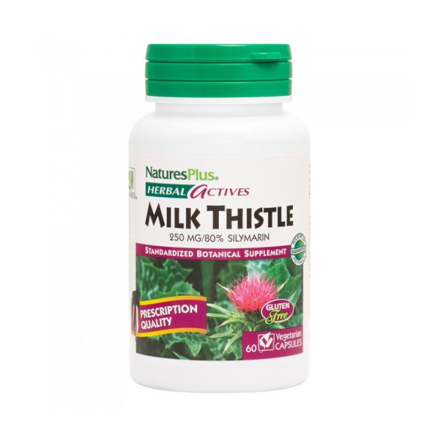 Natures Plus Milk Thistle 250mg 60 φυτικές κάψουλες