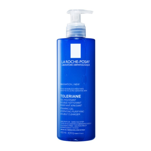 La Roche-Posay Toleriane Double Cleanser Αφρώδες Gel Καθαρισμού Προσώπου για Ευαίσθητο Δέρμα 400ml