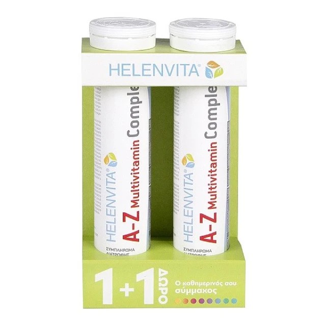 Helenvita Promo Pack A to Z Multivitamin Complex 2 x 20 Αναβράζοντα Δισκία με Γεύση Τροπικών Φρούτων (1+1 Δώρο)