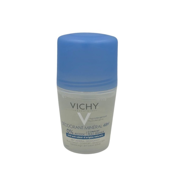 Vichy Deodorant Mineral 48H Αποσμητικό Χωρίς Άλατα Αλουμινίου 50ml