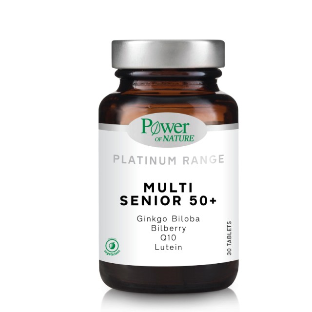 Power Of Nature Platinum Range Multi Senior 50+ Πολυβιταμίνη για Άτομα Άνω των 50 Ετών 30 ταμπλέτες