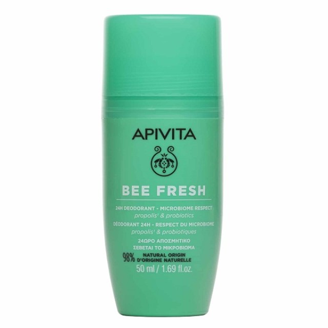 Apivita Bee Fresh Αποσμητικο Roll-on Με Προπολη 50ml