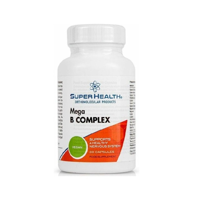 Super Health Mega B Complex 30 κάψουλες