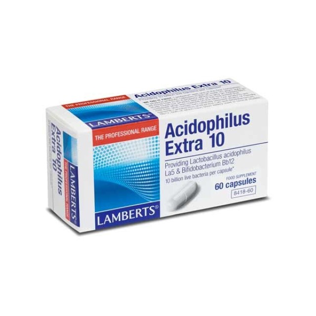 Lamberts Acidophilus Extra 10, 60 κάψουλες