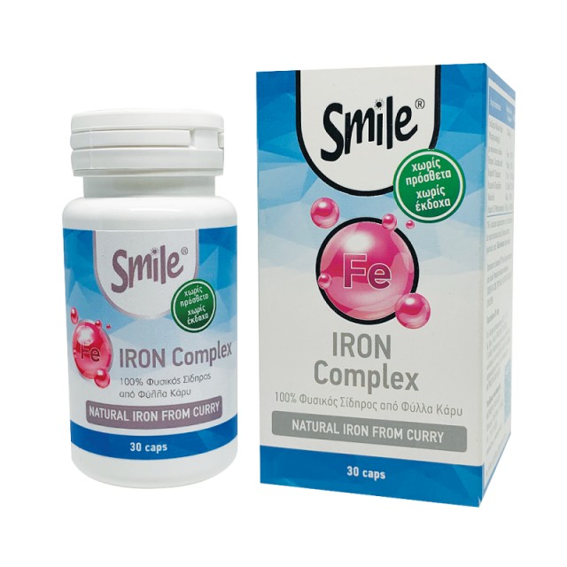 AM Health Fe Iron Complex Φυσικός Σίδηρος 30 Κάψουλες