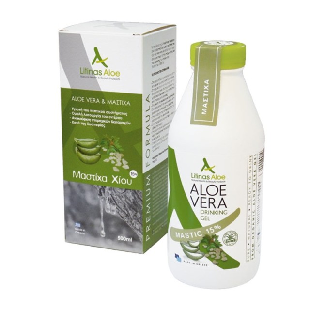 Litinas Aloe Vera Πόσιμη Αλόη & Μαστίχα 15% 500ml