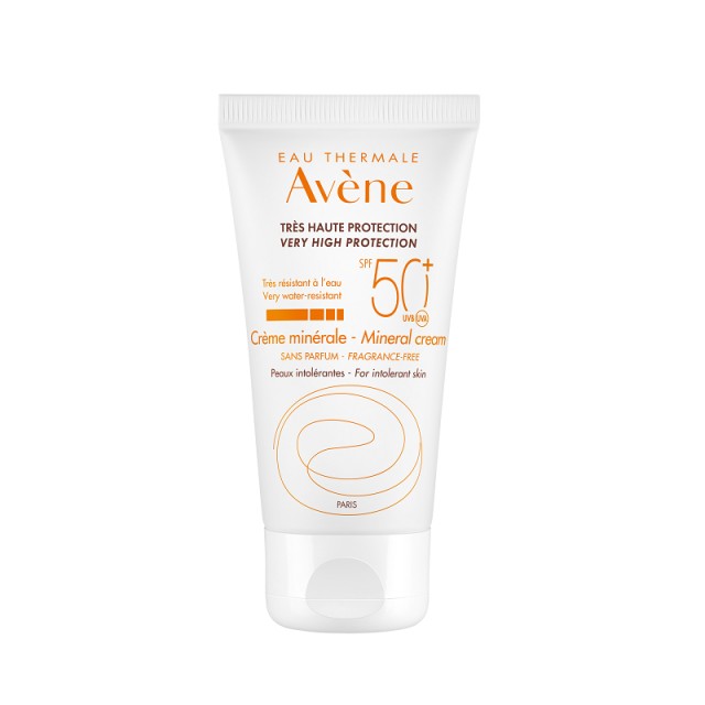 Avène Αντηλιακή Κρέμα Προσώπου Μineral SPF50+ 50ml