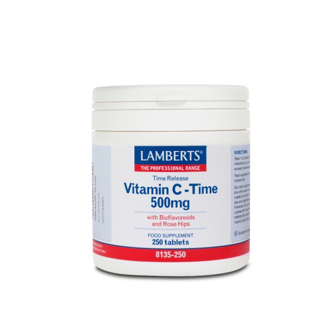 Lamberts Vitamin C-Time 500mg 250 ταμπλέτες