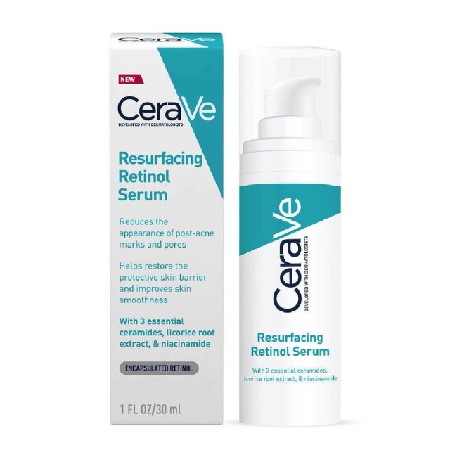 CeraVe Resurfacing Retinol Serum Προσώπου με Ρετινόλη για Λάμψη 30ml