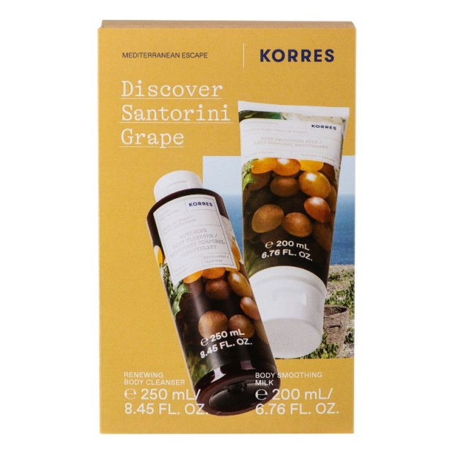 Korres Promo Pack Αφρόλουτρο Αμπέλι Σαντορίνης 250ml & Ενυδατικό Γαλάκτωμα Σώματος 200ml