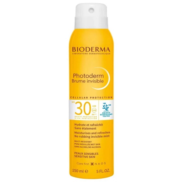 Bioderma Photoderm Brume Invisible SPF30 Eνυδατικό Αντηλιακό Mist Υψηλής Προστασίας για Πρόσωπο & Σώμα 150ml