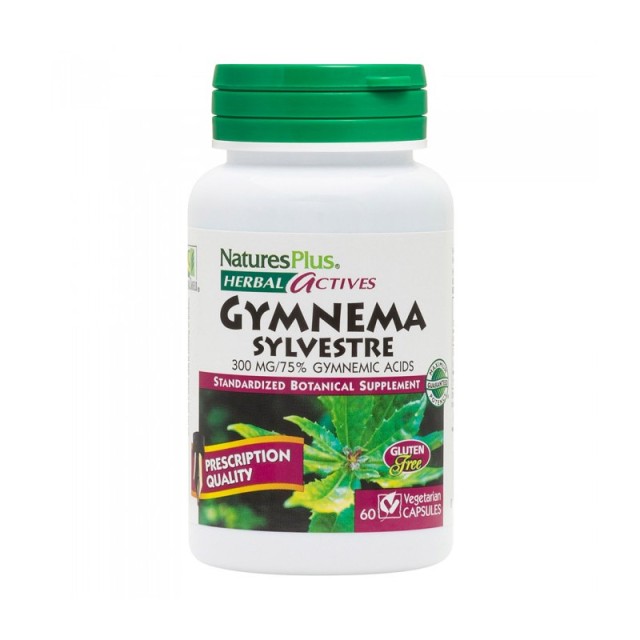 Natures Plus Gymnema Sylvestre 300mg 60 φυτικές κάψουλες