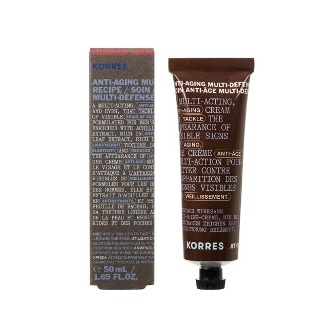 Korres Athenian Grooming Αντιγηραντική Κρέμα Προσώπου + Ματιών για Άνδρες 50ml