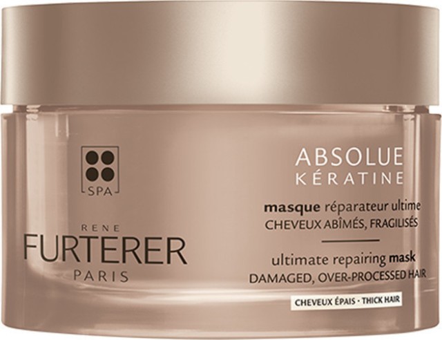 Rene Furterer Absolue Keratine Renewal Care Ultimate Repairing Mask Μάσκα Απόλυτης Αναδόμησης Μαλλιών για Χονδρή Τρίχα 200ml