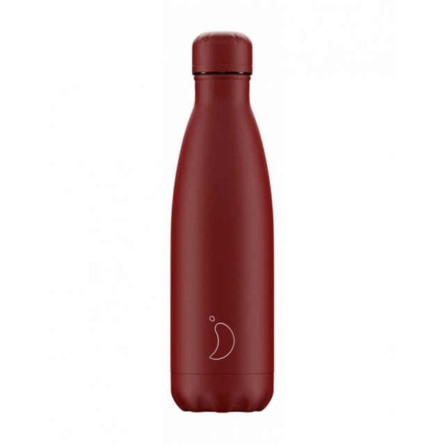 Chillys Bottles Ανοξείδωτο Μπουκάλι Θερμός All Matte Red 500ml