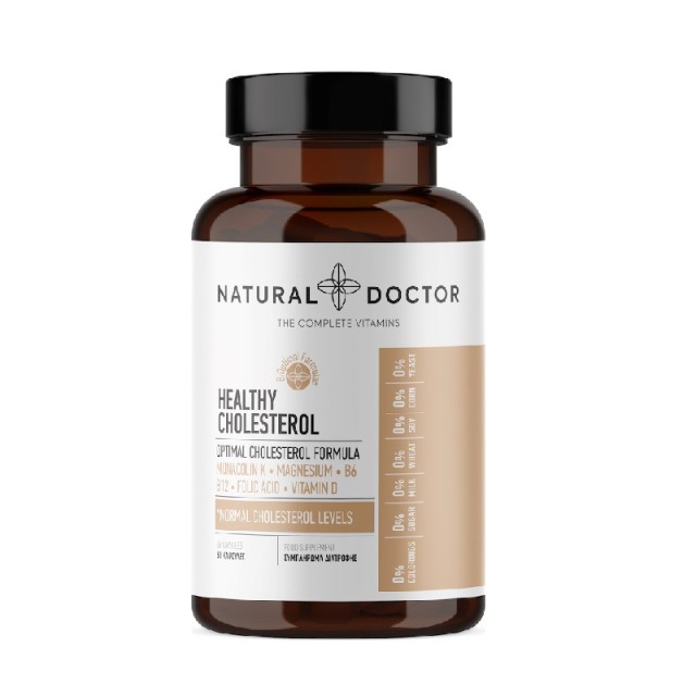 Natural Doctor Healthy Cholesterol Φόρμουλα για την Διατήρηση Φυσιολογικής Χοληστερόλης, 60 Κάψουλες