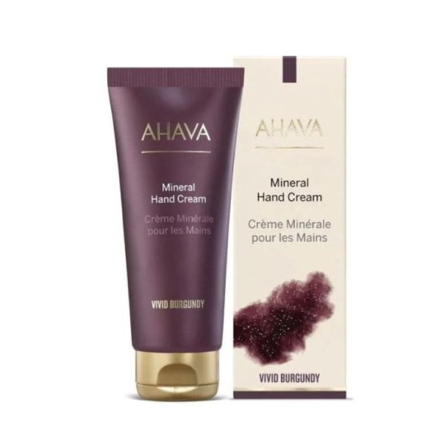 Ahava Vivid Burgundy Mineral Αναπλαστική Κρέμα Χεριών 100ml