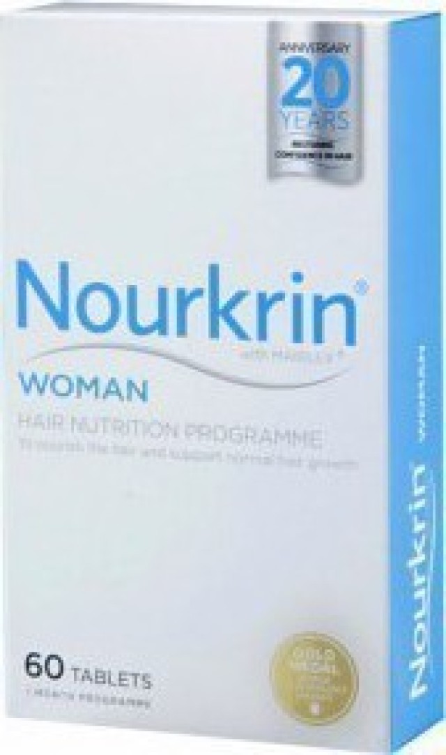 Nourkrin Woman, Συμπλήρωμα Διατροφής για την Πρόληψη & Αντιμετώπιση της Γυναικείας Τριχόπτωσης, 60 caps