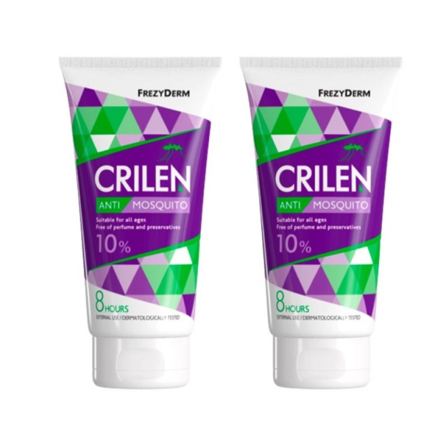 Frezyderm Promo Pack Crilen Anti-Mosquito 10% για Προστασία από Κουνούπια 2x150ml