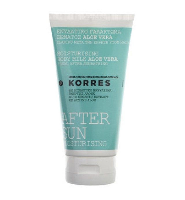 Korres Moisturizing After Sun Γαλάκτωμα για το Σώμα με Αλόη Βέρα 150ml