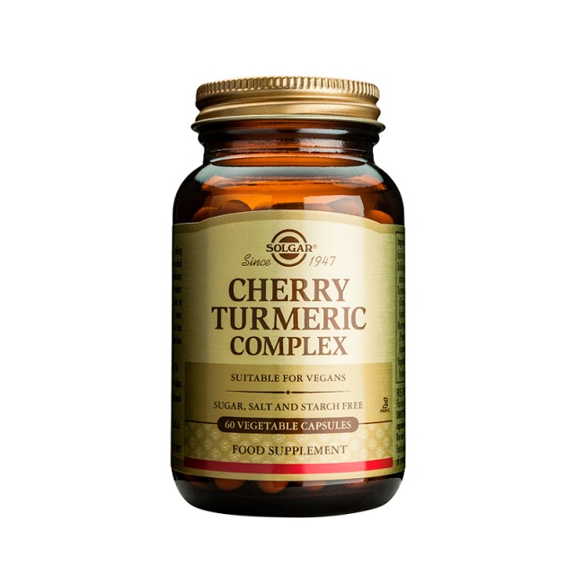 Solgar Cherry Turmeric Complex 60 φυτικές κάψουλες