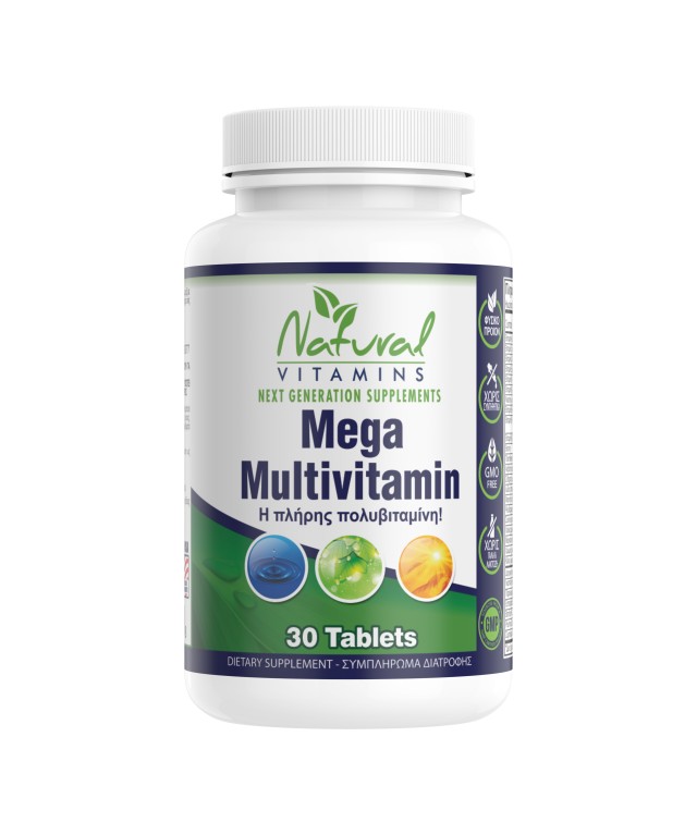 Natural Vitamins MEGA MULTIVITAMIN 30tabs