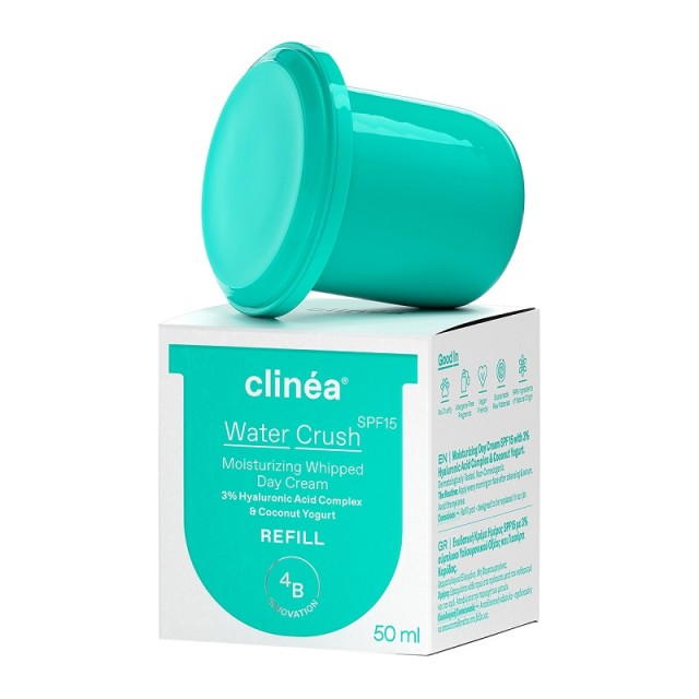 Clinéa Water Crush SPF15 Refill Ενυδατική Κρέμα Ημέρας 50ml