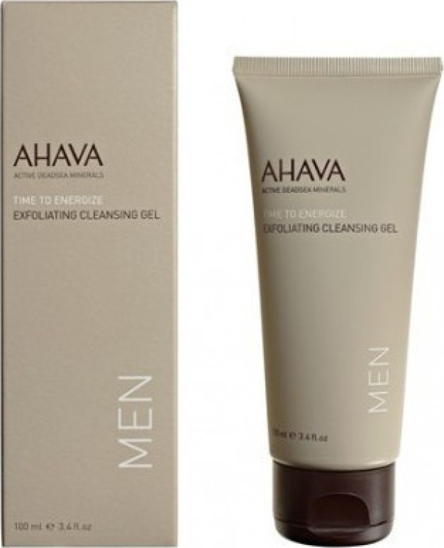 Ahava Men’s Exfoliating Cleansing Gel Απαλό, Ενυδατικό & Καθημερινό Καθαριστικό Προσώπου, 100ml