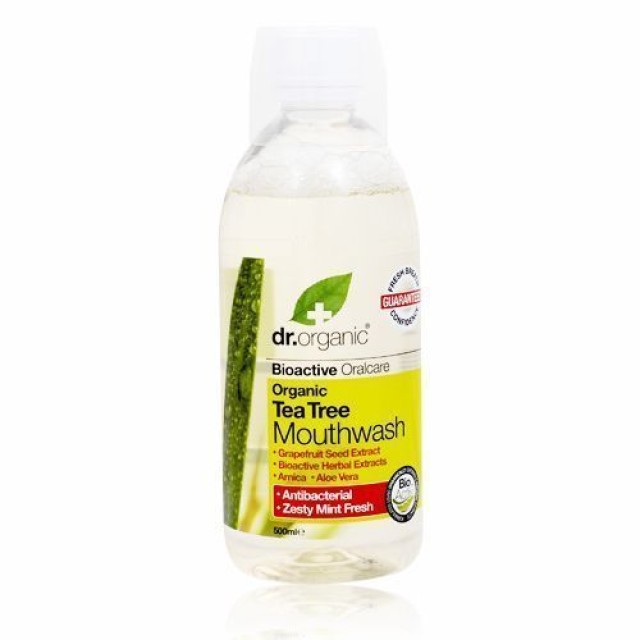 Dr. Organic Tea Tree Mouthwash 500 ml