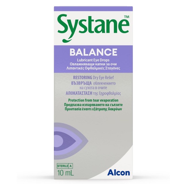 Alcon Systane Balance Λιπαντικές οφθαλμικές σταγόνες 10ml