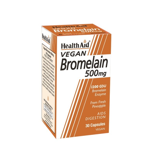 Health Aid Bromelain 500mg 30 φυτικές κάψουλες