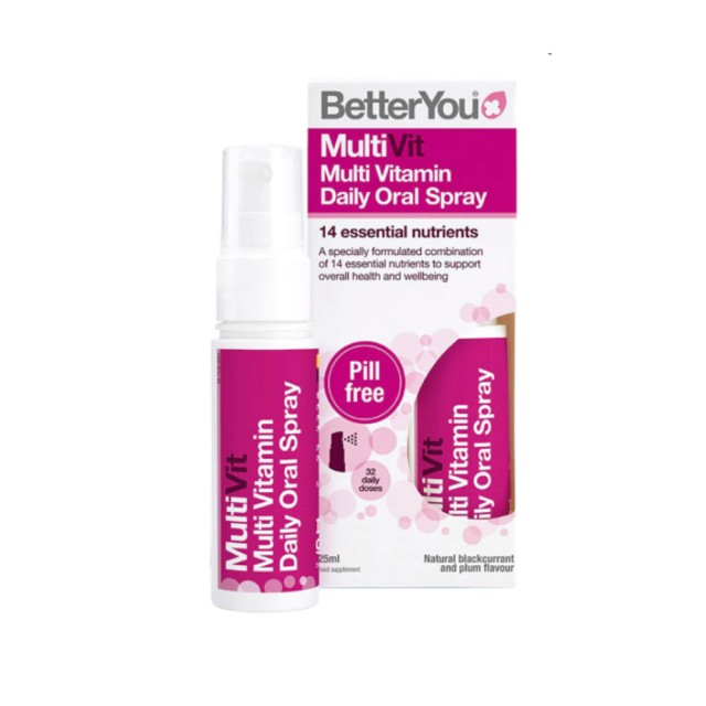 BetterYou MultiVit Υπογλώσσιο πολυβιταμινούχο spray 25ml