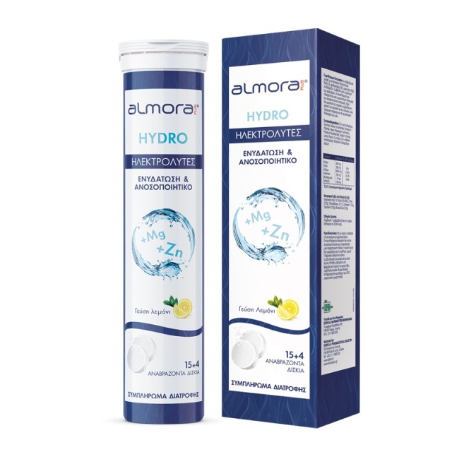 Almora Plus Hydro Ηλεκτρολύτες 19 Αναβράζοντα Δισκία