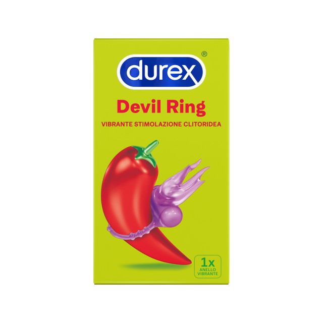 Durex Devil Ring-Δονούμενο Δαχτυλίδι Στύσης 1τμχ