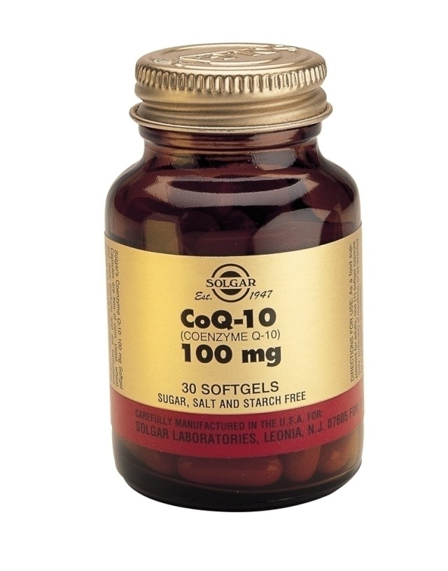 SOLGAR COENZYME Q-10 100mg softgels 30s