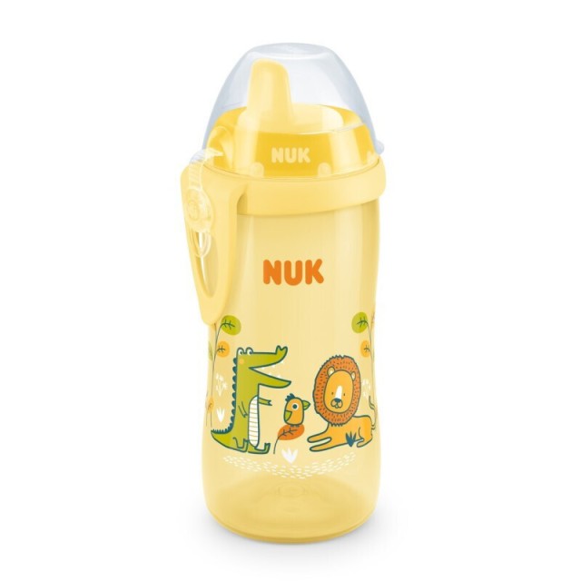 Nuk Kiddy Cup Εκπαιδευτικό Μπιμπερό Πλαστικό Πορτοκαλί 12m+ 300ml  (10.751.084)