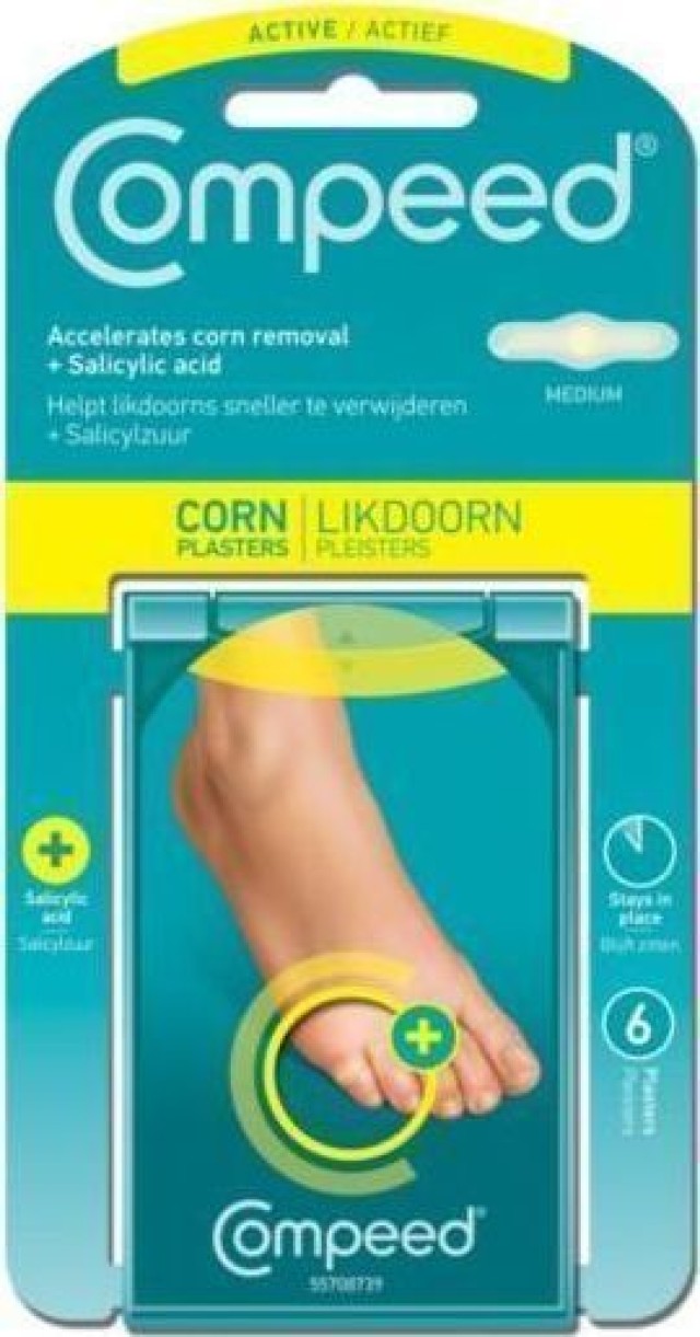 Compeed Corn Moisturising Ενυδατικά Επιθέματα για Κάλους 6τμχ