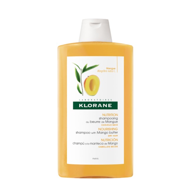 Klorane Mangue Σαμπουάν Θρέψης με Βούτυρο Μάνγκο 400ml