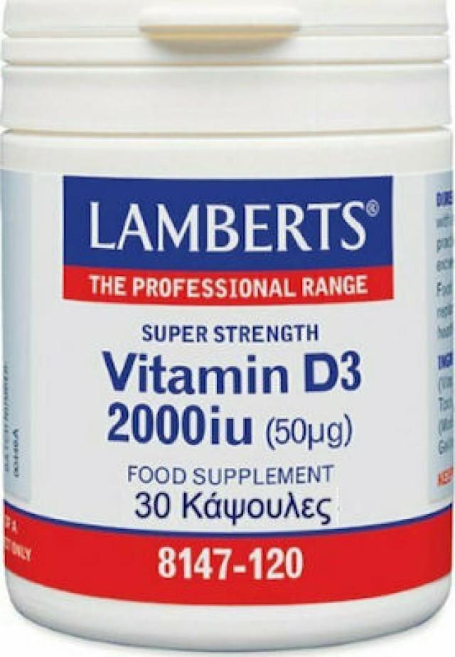 Lamberts Vitamin D3 2000iu 50mg 30caps