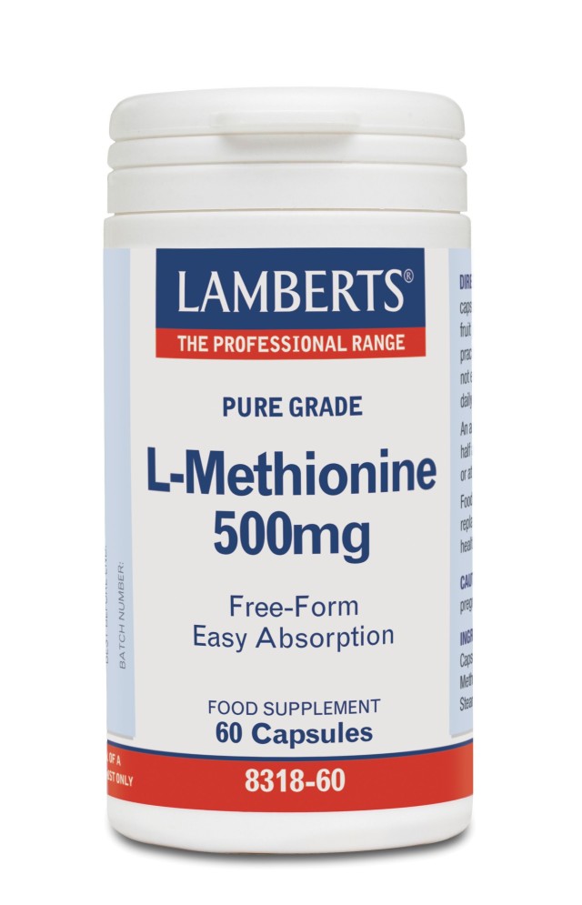 LAMBERTS L-METHIONINE 500MG 60CAPS