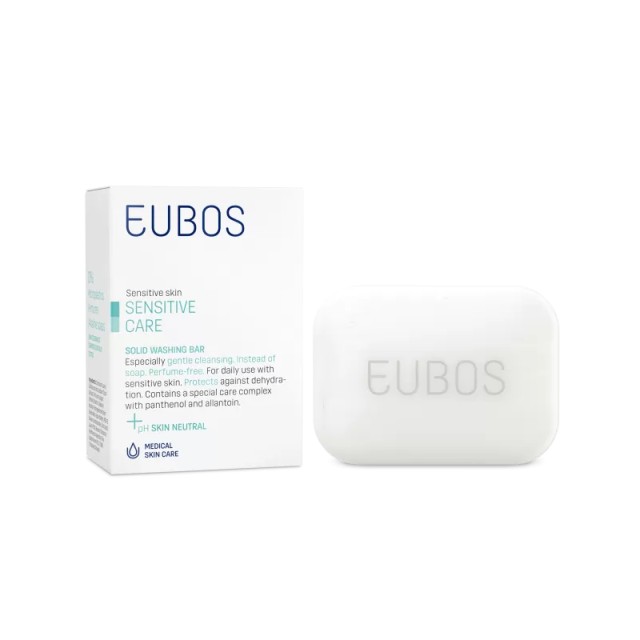 Eubos Sensitive Care Solid Washing Bar Πλάκα Καθαρισμού για Ευαίσθητο Δέρμα 125gr