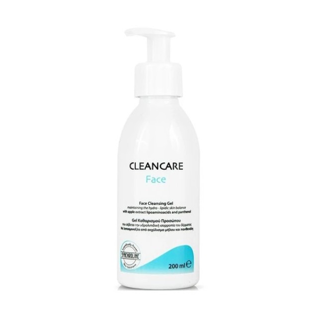 Synchroline Cleancare Face Cleansing Gel Τζελ Καθαρισμού Προσώπου 200ml