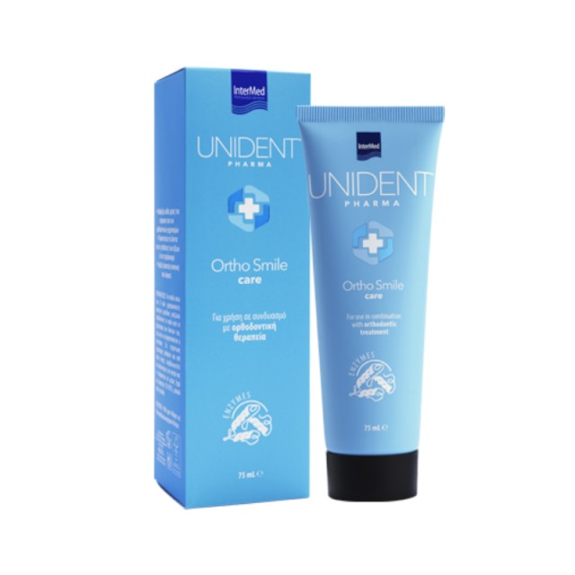 InterMed Unident Pharma Ortho Smile Care Οδοντόπαστα με Φθόριο 75ml