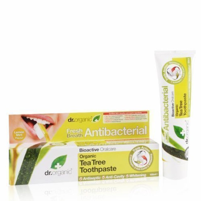 Dr. Organic Tea Tree Toothpaste (Antibacterial) 100 ml 