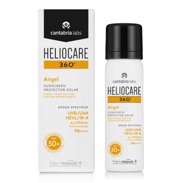 Heliocare 360 Airgel SPF50+ Αντηλιακός Αφρός-Τζελ 60ml