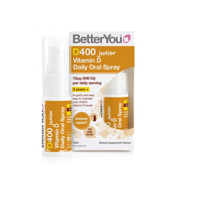 BetterYou Dlux Junior 400 IU spray D3 15ml 100 Ψεκασμοί